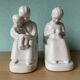 Dutch Schoonhoven ceramic bookends by Fancoise Carbius for NBC