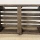 Wooden basket with shelves