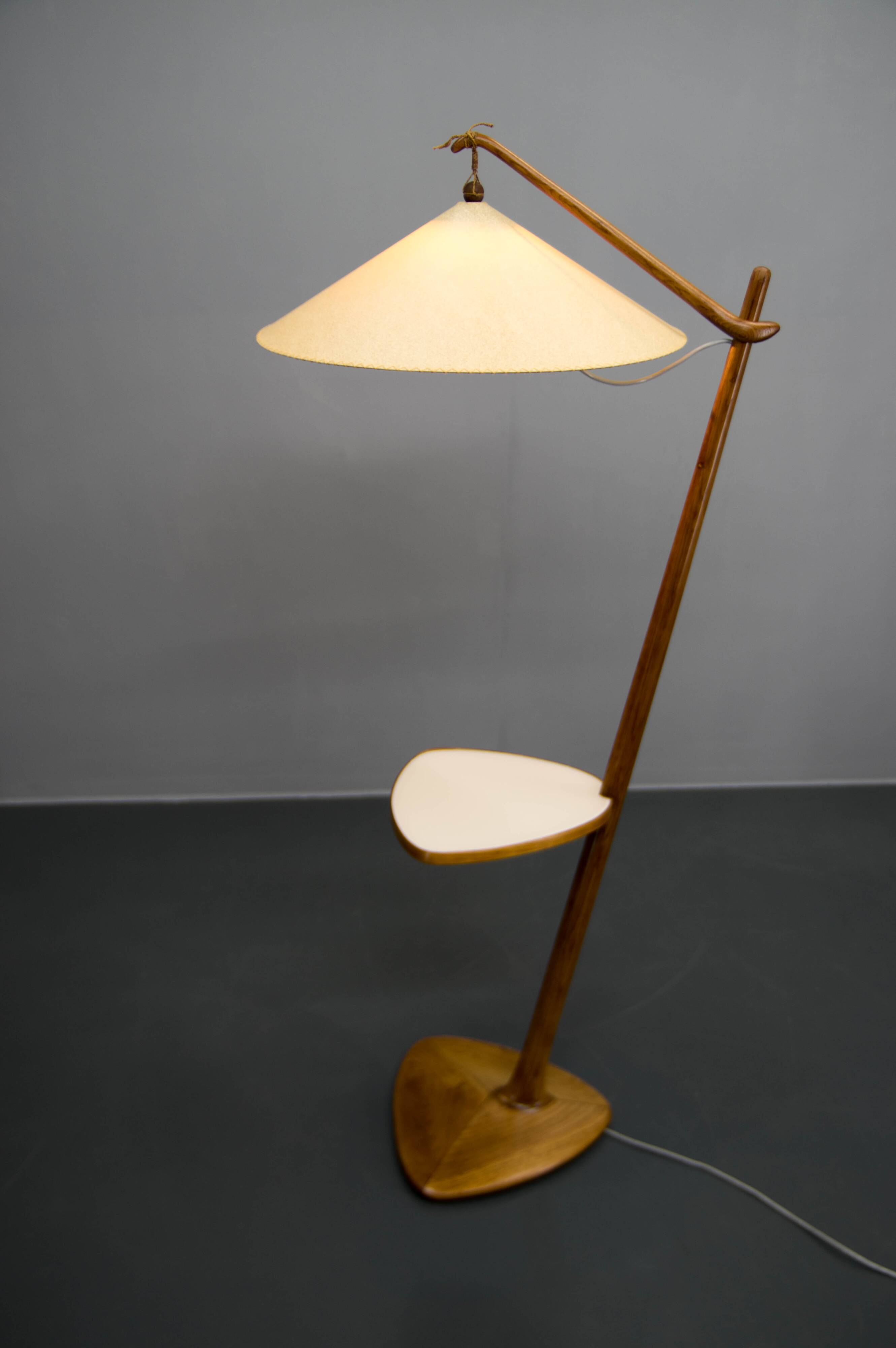 Floor Lamp by Rada for Krasna Jizba, Czechoslovakia, 1940s
