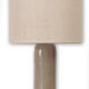 Lampe Grès et jute tissée
