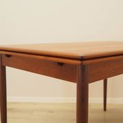 Teak table, Danish design, 1970s, made in Denmark
