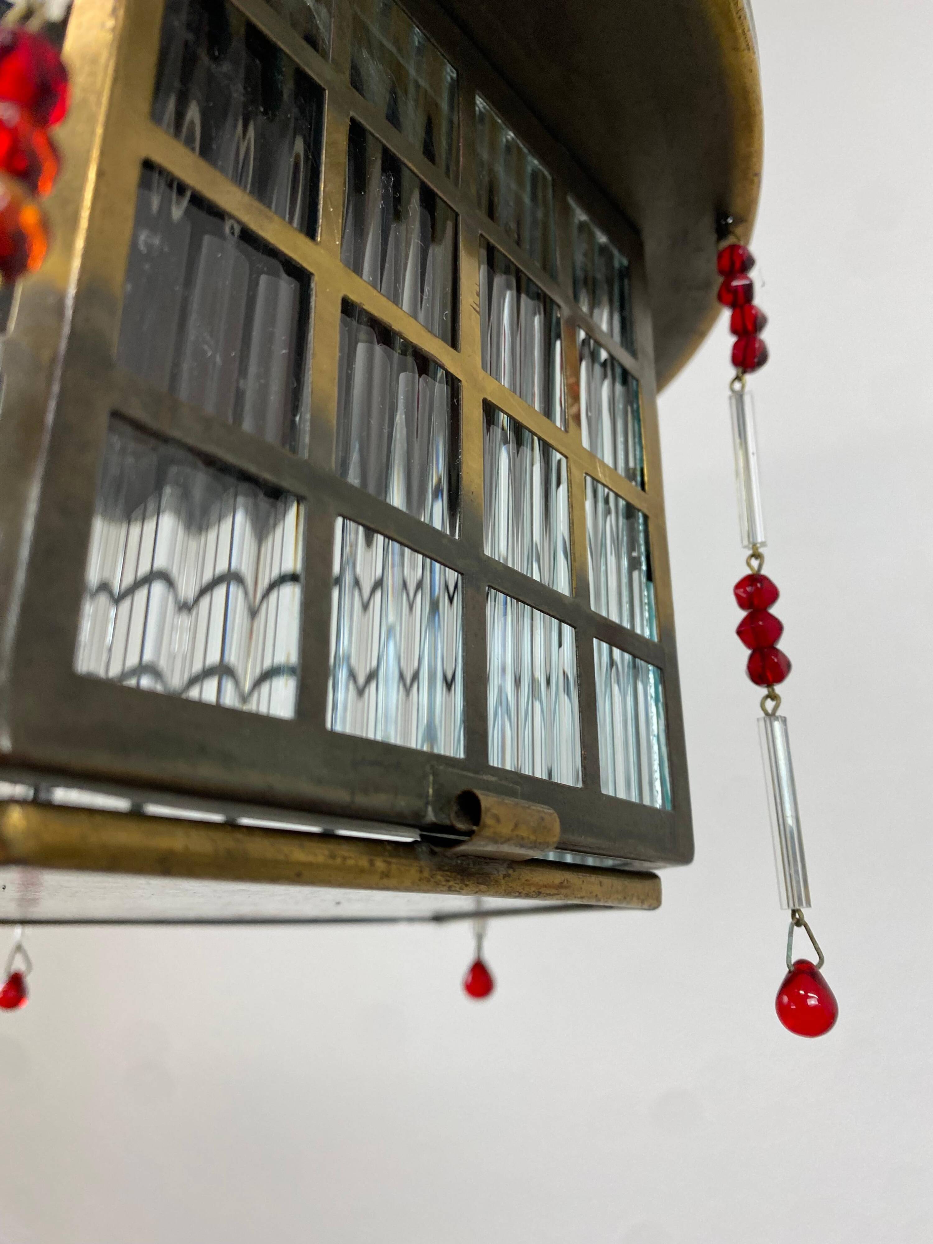 Lampe suspendue Sécession Atr. Josef Hoffmann
