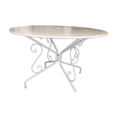 Vintage metal outdoor table