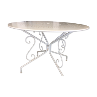 Vintage metal outdoor table