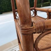 Rattan shelf