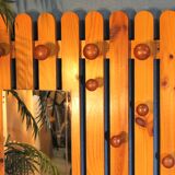 "Planches" wall coat holder 1980s