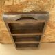 Antique 3 Compartment Wooden Hanging Spice Rack Vintage #B193