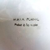 Hand-painted oyster plates - Plates from Pornic, France