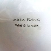 Hand-painted oyster plates - Plates from Pornic, France
