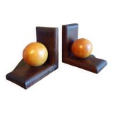 Pair of two-tone art deco bookends