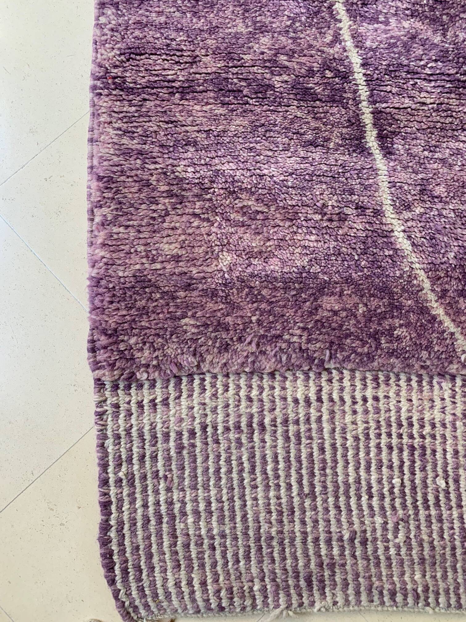 Moroccan Berber rug "Boujaad" pure wool hand-woven