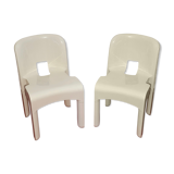 Paire de chaises modèle 4860 Universale, Joe Colombo édité par Kartell, années 1960