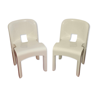 Pair of chairs model 4860 Universale, Joe Colombo edited by Kartell, 1960