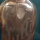 A.Julien Orleans twisted pink glass siphon
