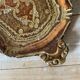 Small ochre and gold Florentine tray