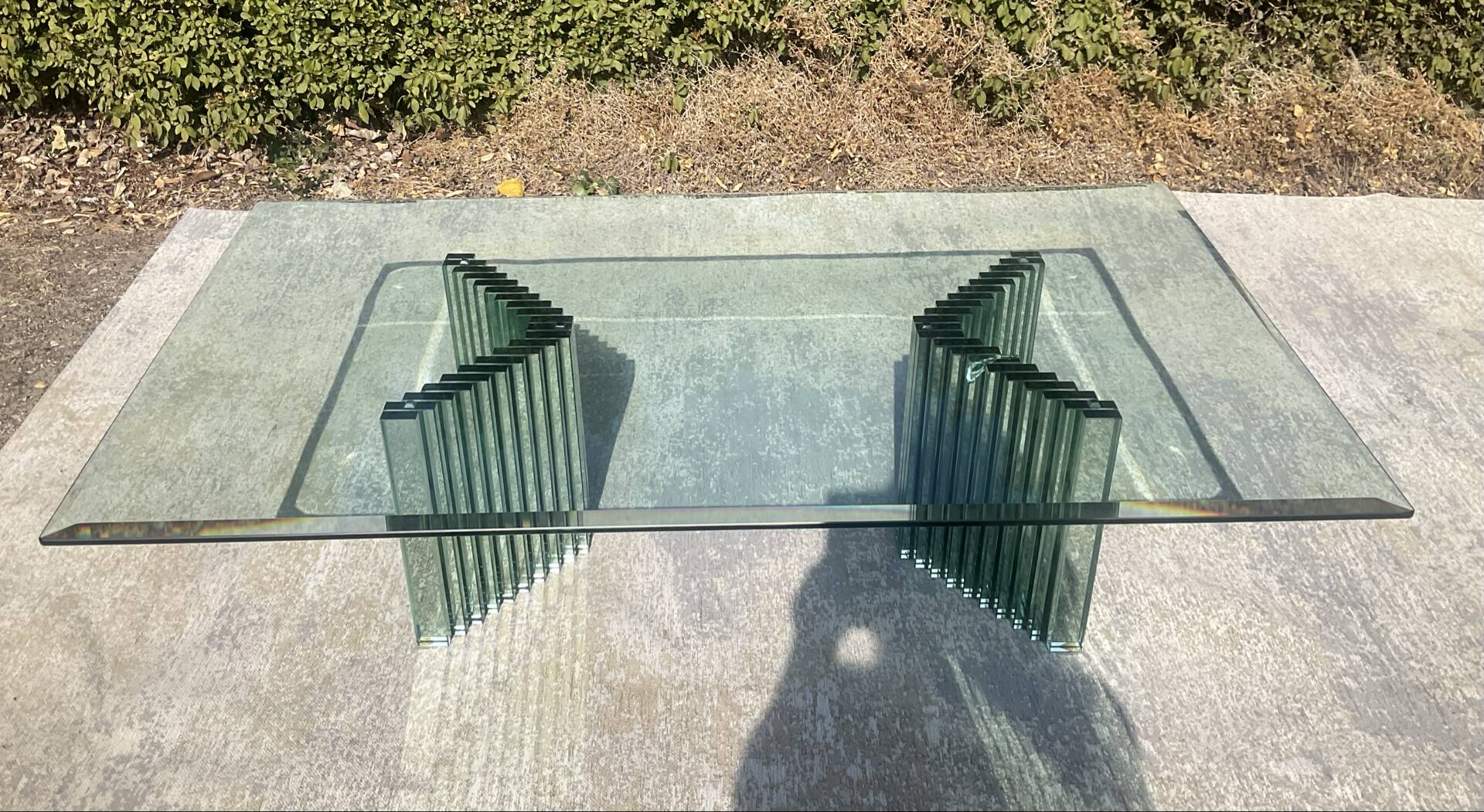 Table basse Luigi Massoni des années 80