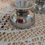 4 stainless steel ice cream/sorbet cups