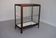 Vitrine moderne en profilés aluminium marron