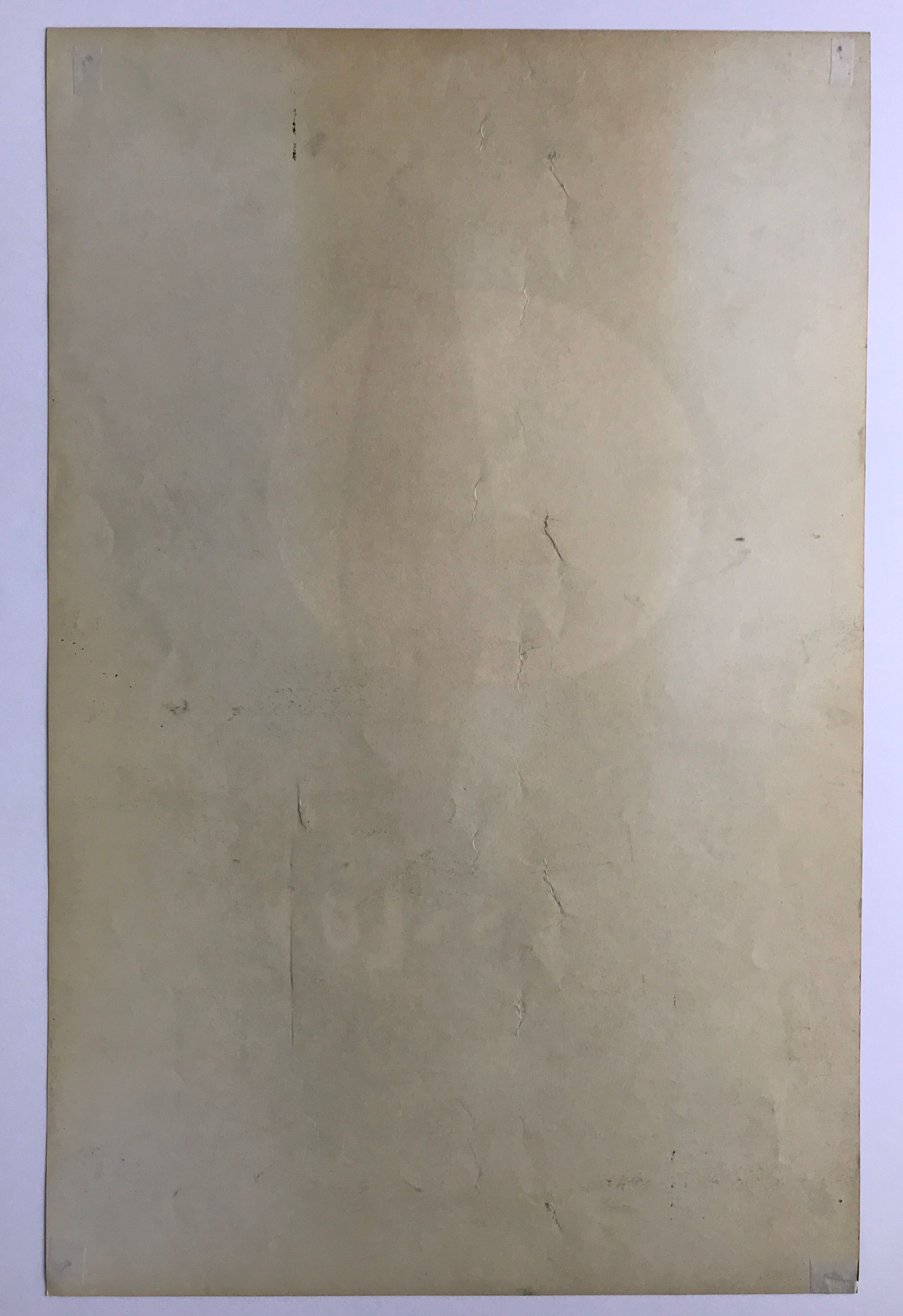 Poster in lithograph by jean piaubert, salon comparaisons, 1970, mourlot imp