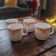 4 tasses empilables Rivanel opaline Pop 70's