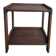 Dark wood bedside table - mid-century modern style