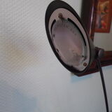 Table lamp, tiltable and adjustable, grey metal