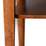 Scandinavian mahogany bedside table