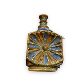 Tonala ken edwards bottle made of polychrome ceramic
