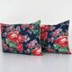 Set of 2 vintage Turkish cushion covers 61x36 cm