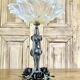 Art Deco Opalescent glass lamp R Frontisi Ezan 1930