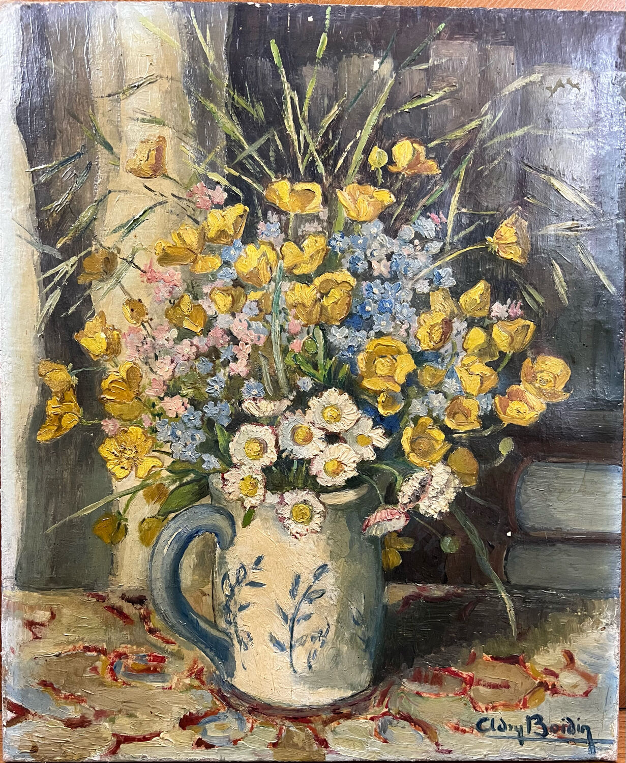 Table bouquet of country flowers