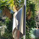 70s design stainless lamp