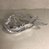 Former crystal art vannes france form pear vintage crystal ashtray