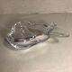 Cendrier cristal cristallerie d'art Vannes Francevintage