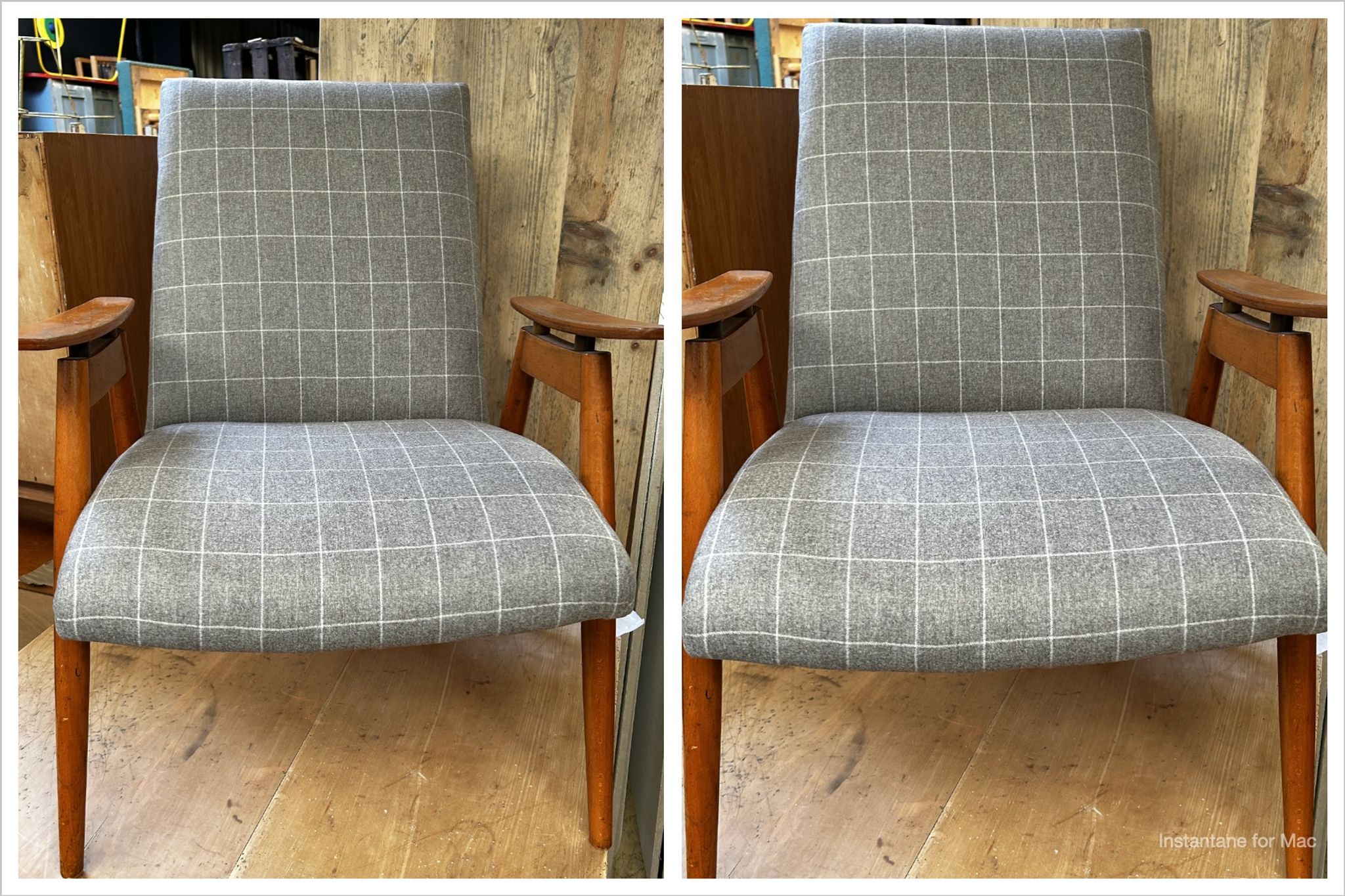 Pair of Czech armchair