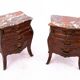 Paire de tables de chevet/commodes, France, vers 1920.