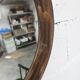 Round mirror, 1930s, wood, 58cm diameter