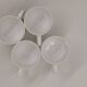 Vintage Arcopal forget-me-not coffee cups