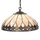 Tiffany pendant lamp beige hanging lamp