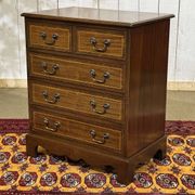 English mahogany commode from the 1950s.
