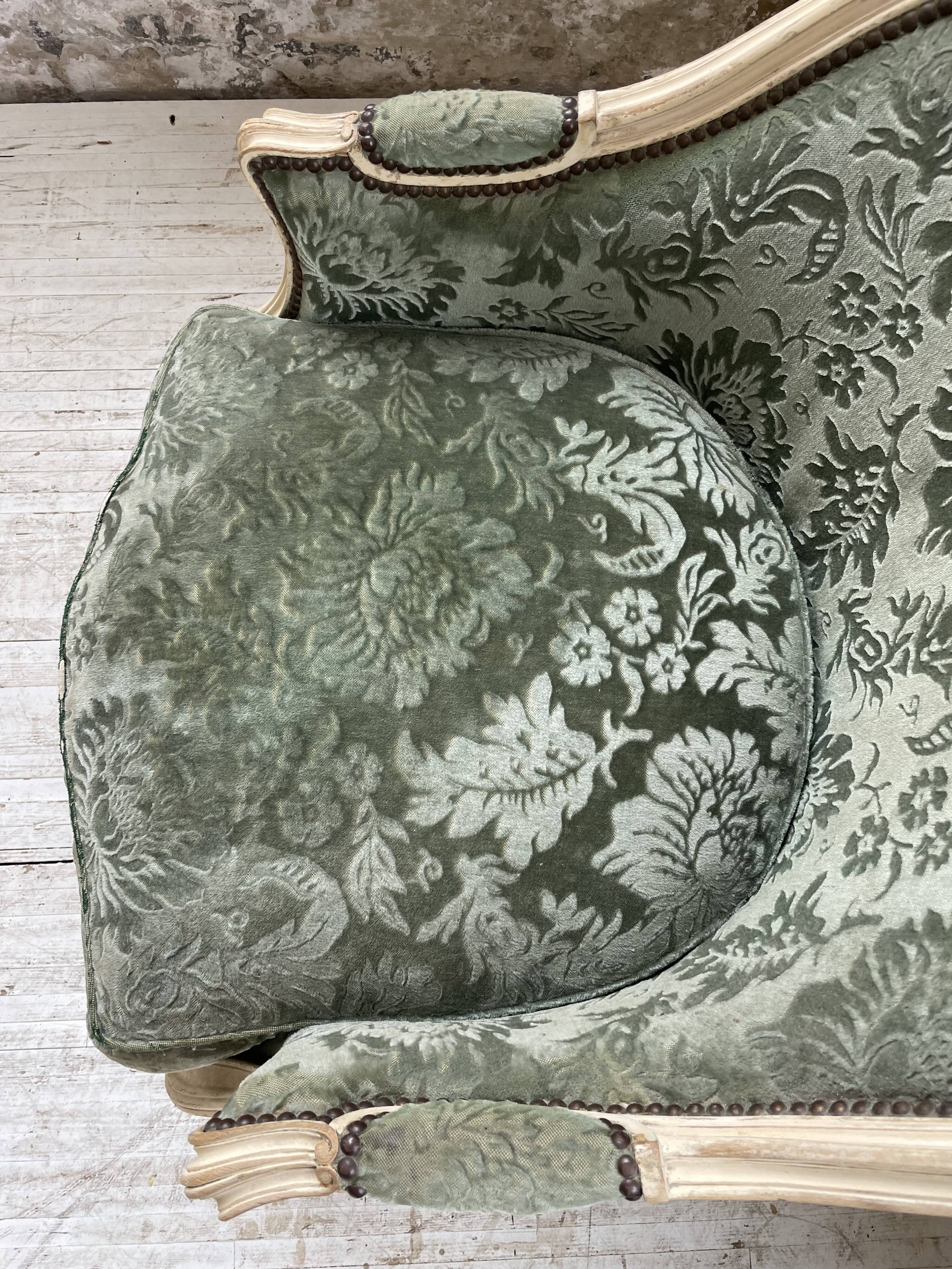 Louis XV shepherdess armchair