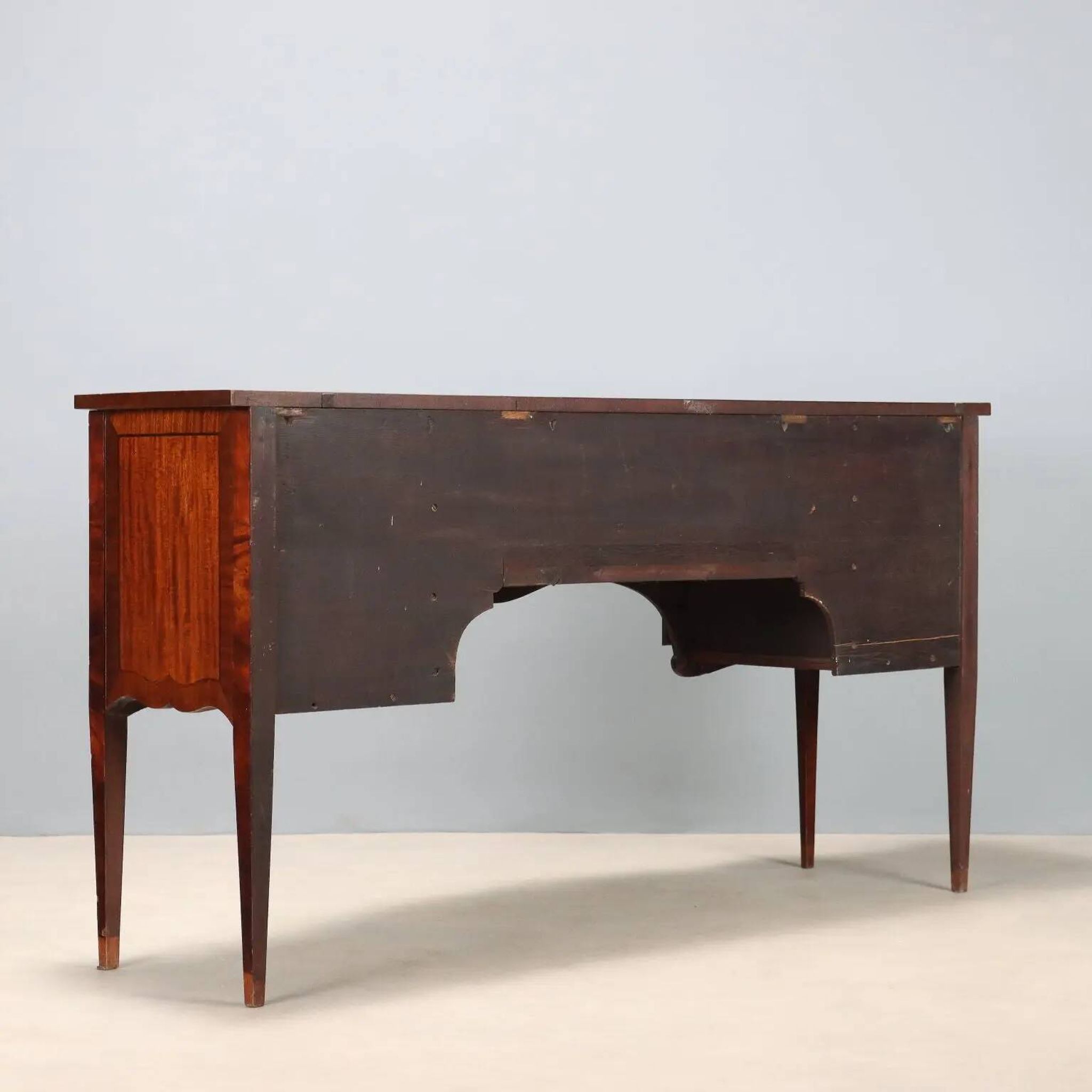 Antique mahogany sideboard with drawers, Italy, late 19th century.