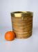 Rattan and brass basket, Italy, 1970, 16 cm diameter (Copy)