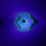 Beige opaline ceiling light in uraline