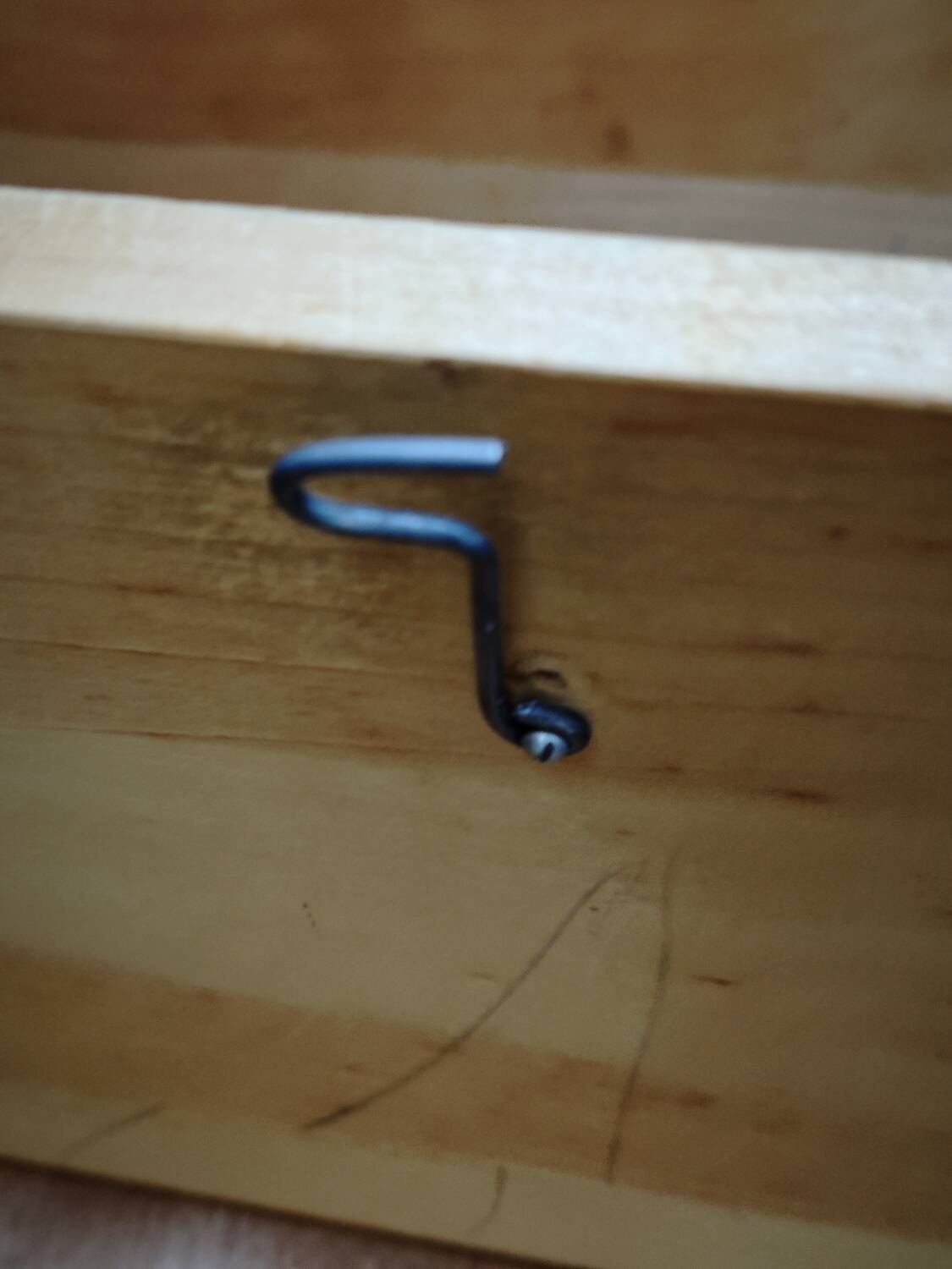 Parisian wooden wardrobe in country style