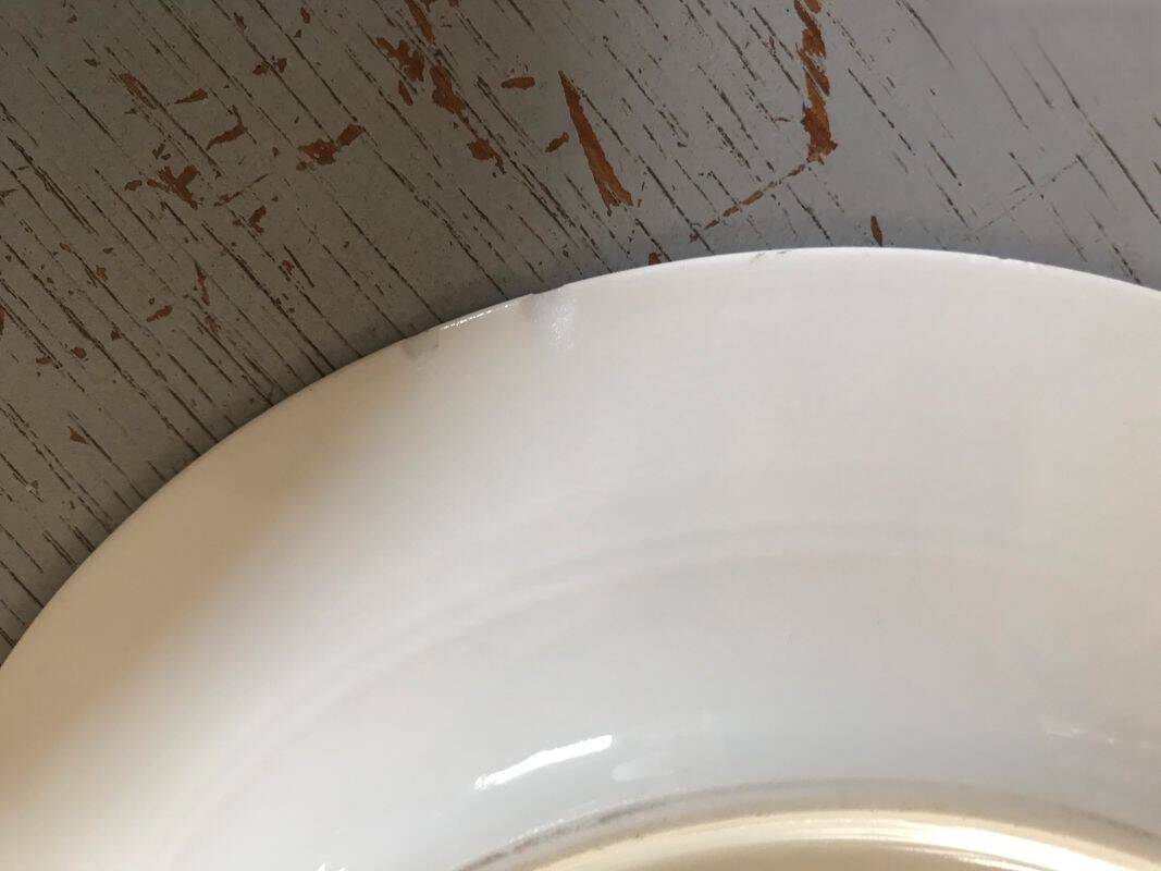 6 porcelain dessert plates with gold medals, exp 1867 1978, birds