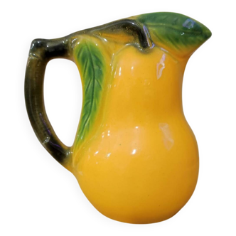 Barbotine pear pitcher