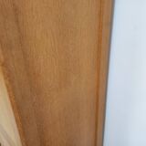 Armoire dressing vintage Guillerme et Chambron en chêne massif années 60