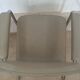 Fauteuil en skaï gris Ronéo
