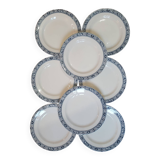 8 plates Terre de Fer Robert Salins - François 1er